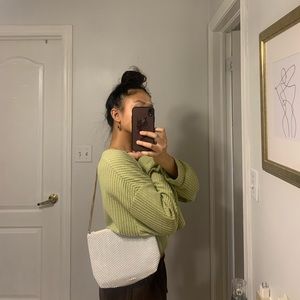 Vintage Whiting & Davis purse 🤍💛